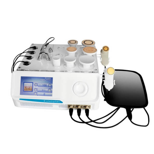 6-IN-1 448KHz Tecar Therapy Machine with CET/RET/Bipolar RF/RET Pad/Fascia Energy Bone