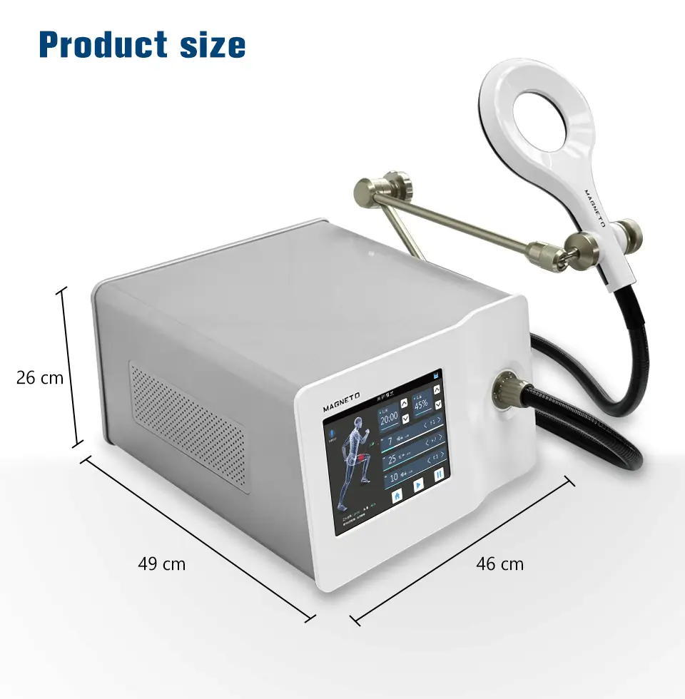 EMTT Magneto Therapy Machine Product size