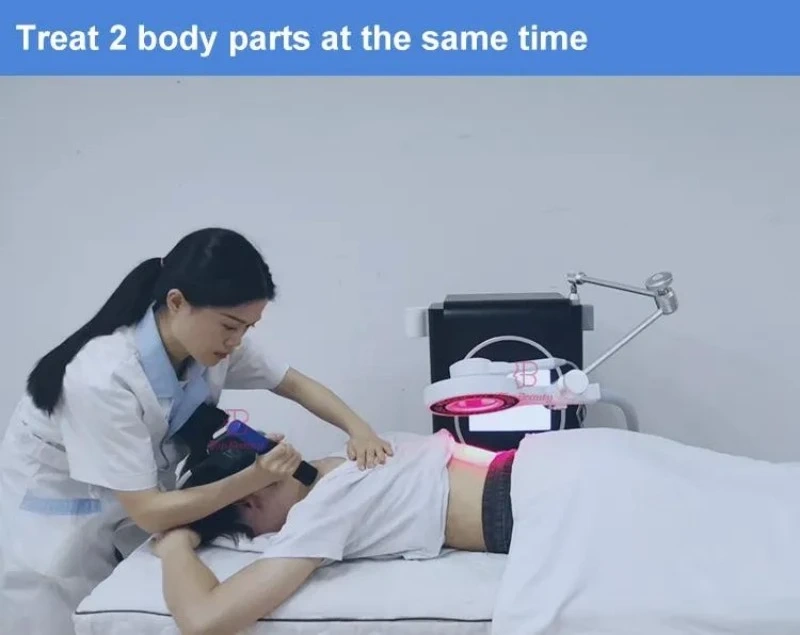 3-In-1 Magnetic Shockwave Near-lnfrared Laser Physiotherapy Machine for Pain Management