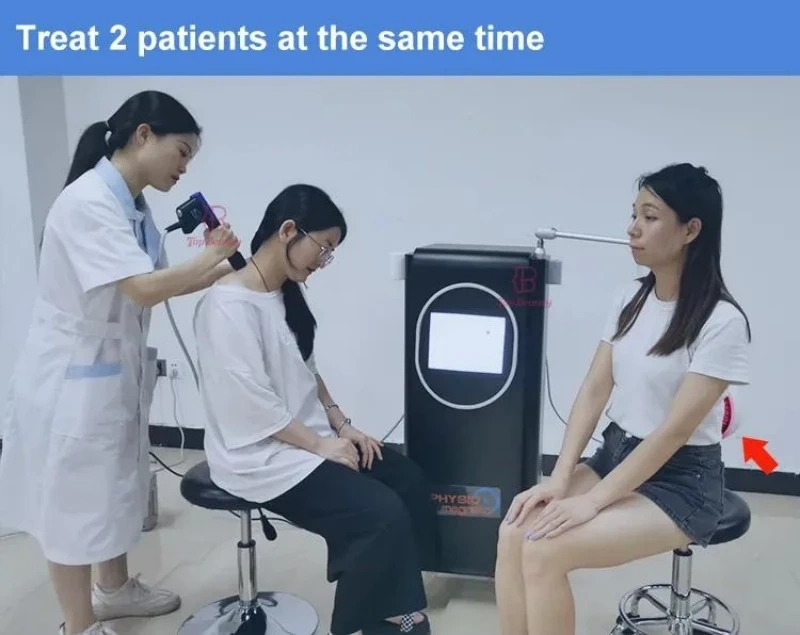 3-In-1 Magnetic Shockwave Near-lnfrared Laser Physiotherapy Machine for Pain Management