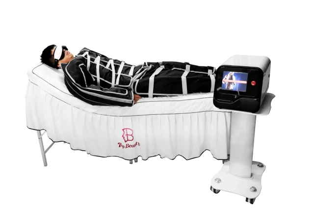 Infrared Pressotherapy Lymphatic Drainage Suit Body & Eye Massage Machine