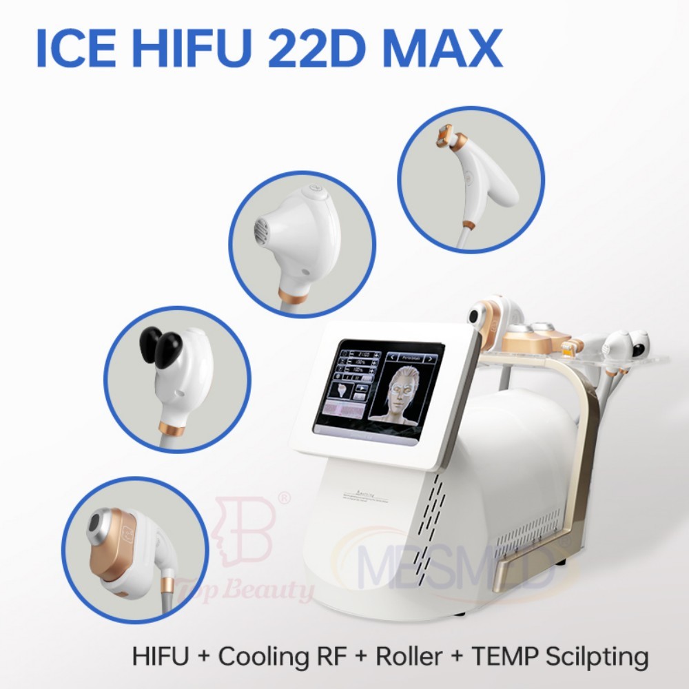 Máquina HIFU 12D 4 en 1 multifuncional para lifting facial y de piel