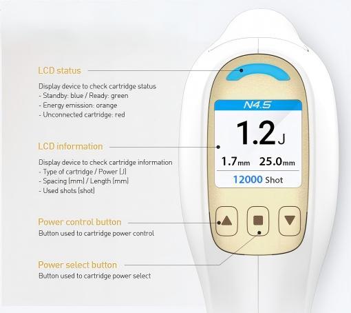 7D HIFU Machine LCD Handle 