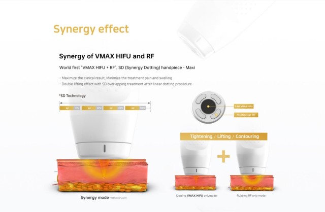 7D HIFU + Vmax RF Anti-Aging Skin Tightening Machine