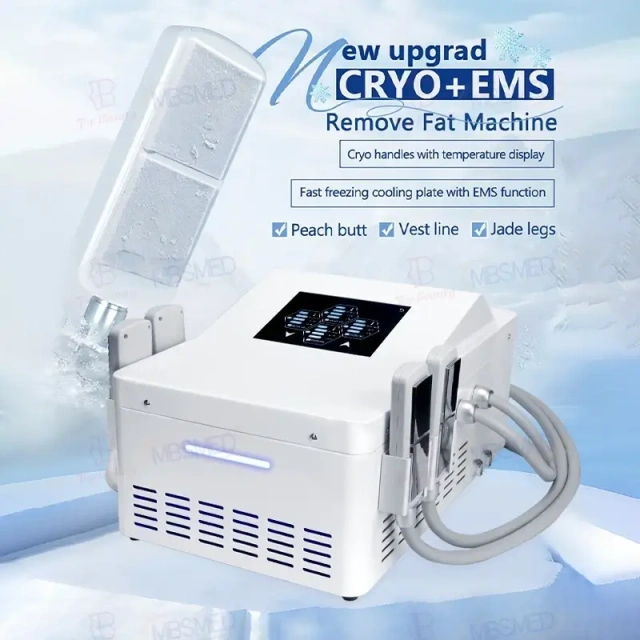 Cryo Ems Pads Therapy Cooling Plates Electronic Muscle Stimulate Body Slimming Sculpting Machine