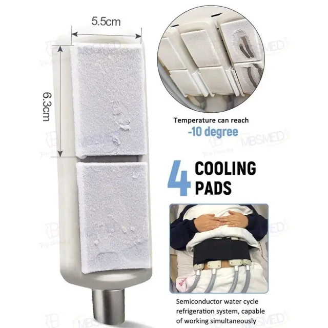 Cryo Ems Pads Therapy Cooling Plates Electronic Muscle Stimulate Body Slimming Sculpting Machine