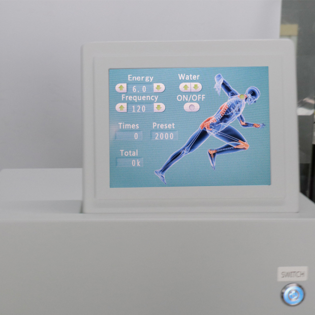 Tragbares Gerät zur fokussierten Stoßwellentherapie zur Schmerzbehandlung und Behandlung von erektiler Dysfunktion