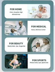 Hard Shell Hyperbaric-Oxygen-Chamber 2.0 Ata One Person Sitting Lying at Home Rehabilitation