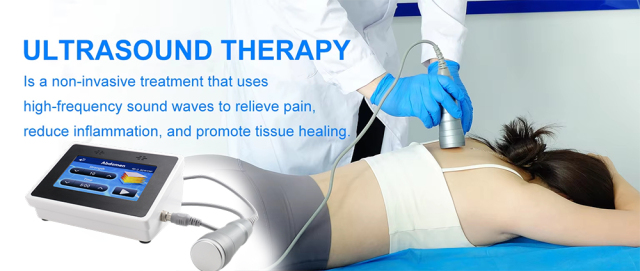 Ultrasound Therapy Machine Ultrawave Physiotherapy Ultrasound Machine for Body Pain Relief