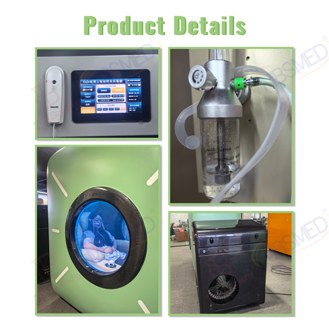 1.5ata 2.0ata Luxury hard seated Hyperbaric Oxygen Chamber wellness