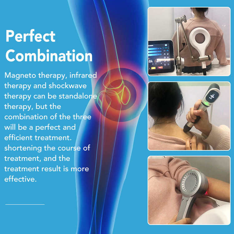 3 IN 1 pemf therapy emtt shockwave laser pain relief  machine