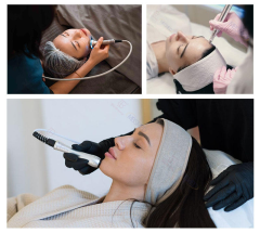 3 in 1 portable Portable Skin Rejuvenation Facial Massager with Dual/Triple Nano Ultrasonic Cross-Frequency 1MHz, 3MHz, 10MHz for face