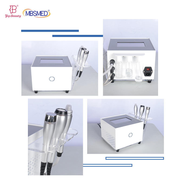 3 in 1 portable Portable Skin Rejuvenation Facial Massager with Dual/Triple Nano Ultrasonic Cross-Frequency 1MHz, 3MHz, 10MHz for face