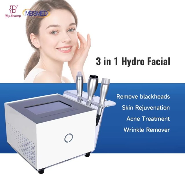 3 in 1 portable Portable Skin Rejuvenation Facial Massager with Dual/Triple Nano Ultrasonic Cross-Frequency 1MHz, 3MHz, 10MHz for face