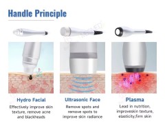 3 in 1 portable Portable Skin Rejuvenation Facial Massager with Dual/Triple Nano Ultrasonic Cross-Frequency 1MHz, 3MHz, 10MHz for face