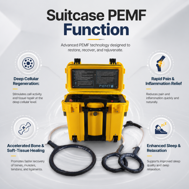 PEMF Machine Body PEMF for Body Balance & Inflammation Reduction | Magnetic Therapy PEMF Machine for Sports Rehab & Senior Care