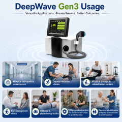 Deepwave Gen 3 Electromagnetic Focused Shockwave Machine for Dissolution of Calcific Fibroblasts