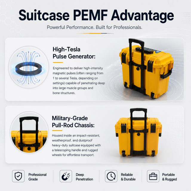 PEMF Machine Body PEMF for Body Balance & Inflammation Reduction | Magnetic Therapy PEMF Machine for Sports Rehab & Senior Care