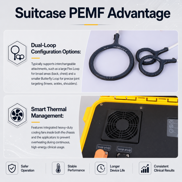 PEMF Machine Body PEMF for Body Balance & Inflammation Reduction | Magnetic Therapy PEMF Machine for Sports Rehab & Senior Care
