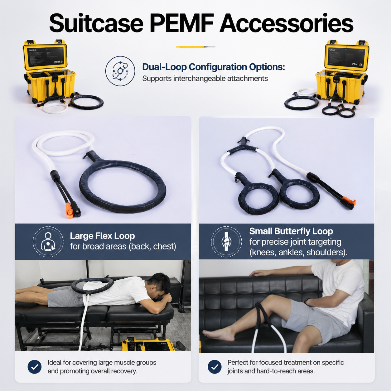 PEMF Machine Body PEMF for Body Balance & Inflammation Reduction | Magnetic Therapy PEMF Machine for Sports Rehab & Senior Care