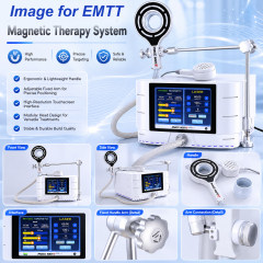 Portable EMTT PEMF Magnetic Physio Machine 6 Tesla for Muscle Recovery and Joint Pain for Athletes