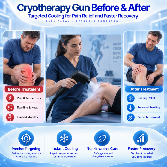 Next-Gen Cryotherapy Gun: The Ultimate Targeted Cold Therapy Device for Pro Recovery & Aesthetic Results