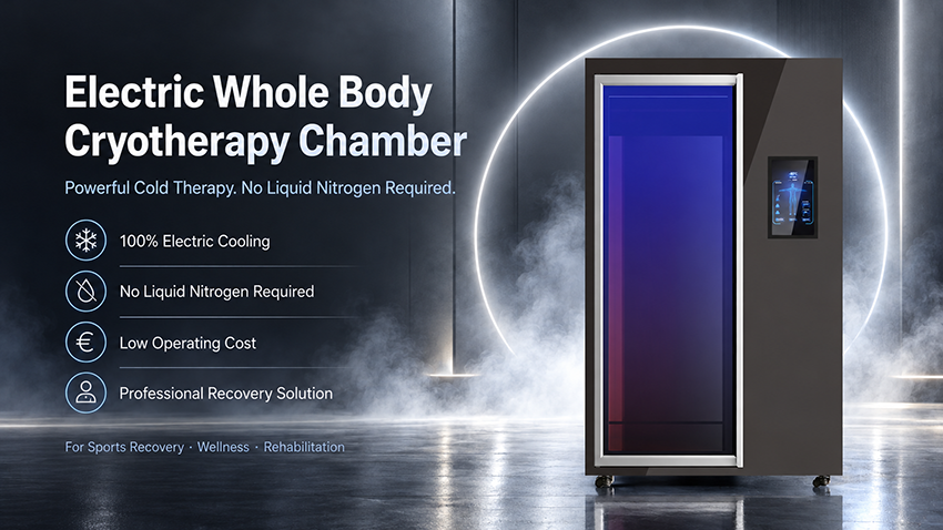 Electric Whole Body Cryotherapy Chamber – Nitrogen-Free Cryo Sauna for Sports Recovery & Wellness