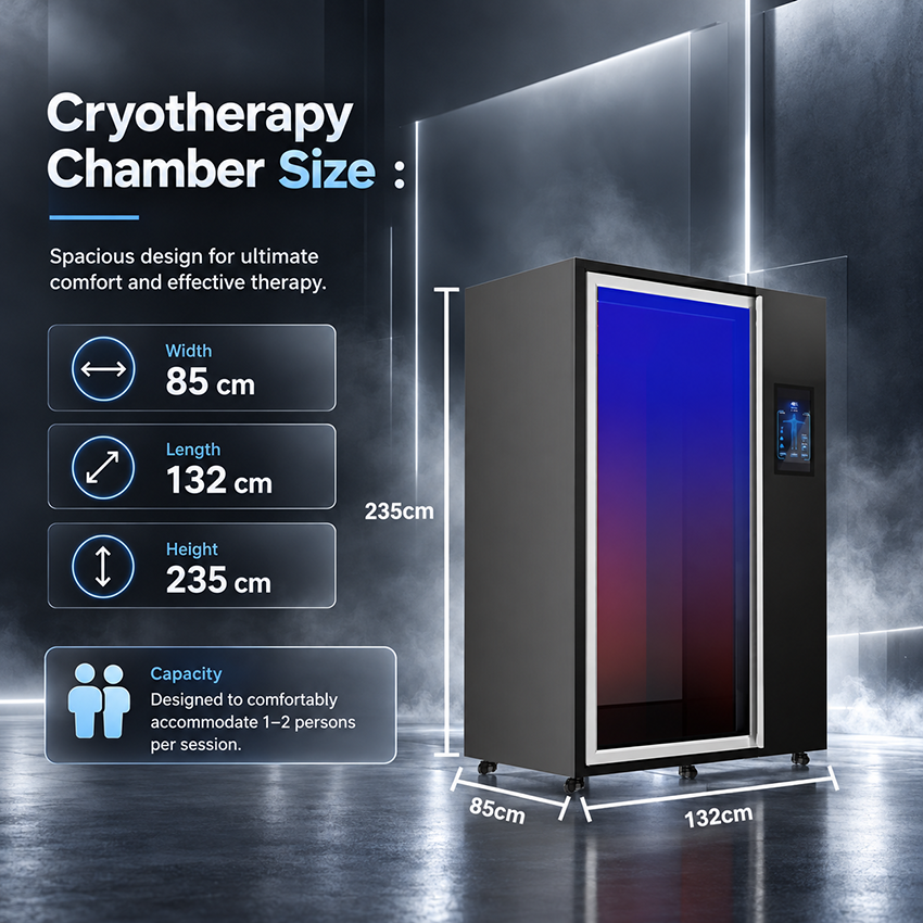Electric Whole Body Cryotherapy Chamber – Nitrogen-Free Cryo Sauna for Sports Recovery & Wellness