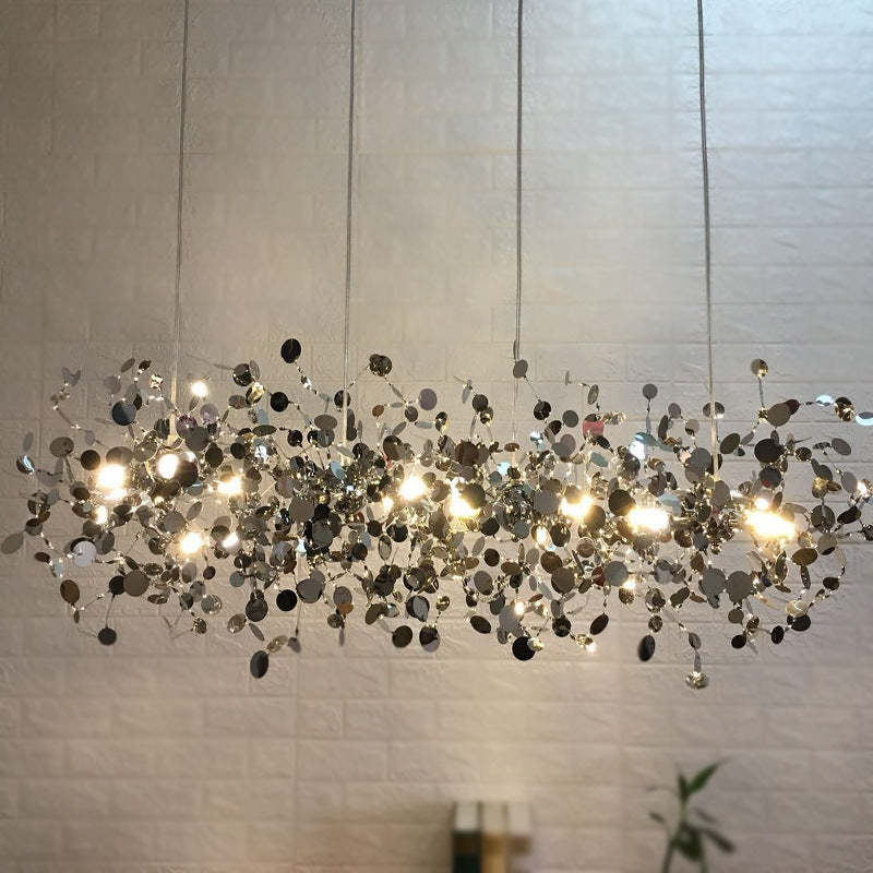 Long Line Modern Minimalist Bedroom Butterfly Bedside Chandelier Lamp