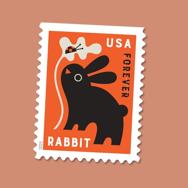 2025 Baby Wild Animals Stamps Booklet of20