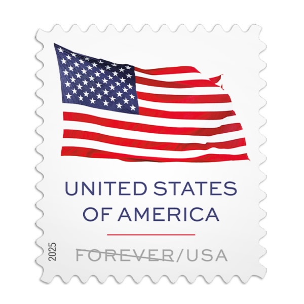 U.S. Flag 2025 Stamps Sheet of 20