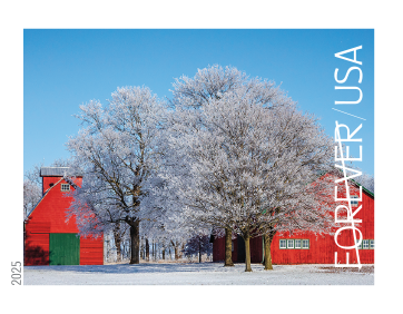 2025 Winter Landscapes forever stamps