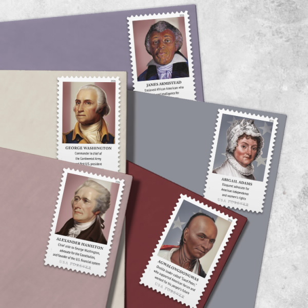 2026 Figures of the American Revolution Stamps Sheet of 25