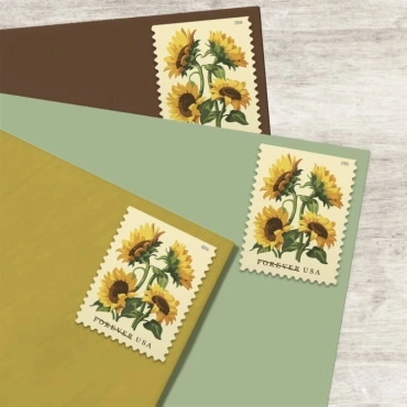 2026 Sunflowers Stamps Book of 20