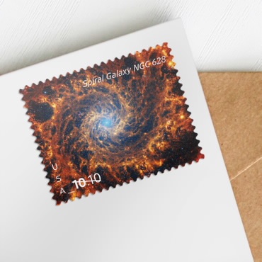 2025 Spiral Galaxy Stamps, Sheet of 4Priority Mail Stamp