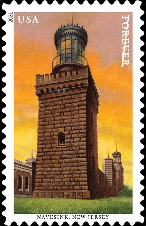 (2021) USPS Mid Atlantic Lighthouses Forever Postage Stamps