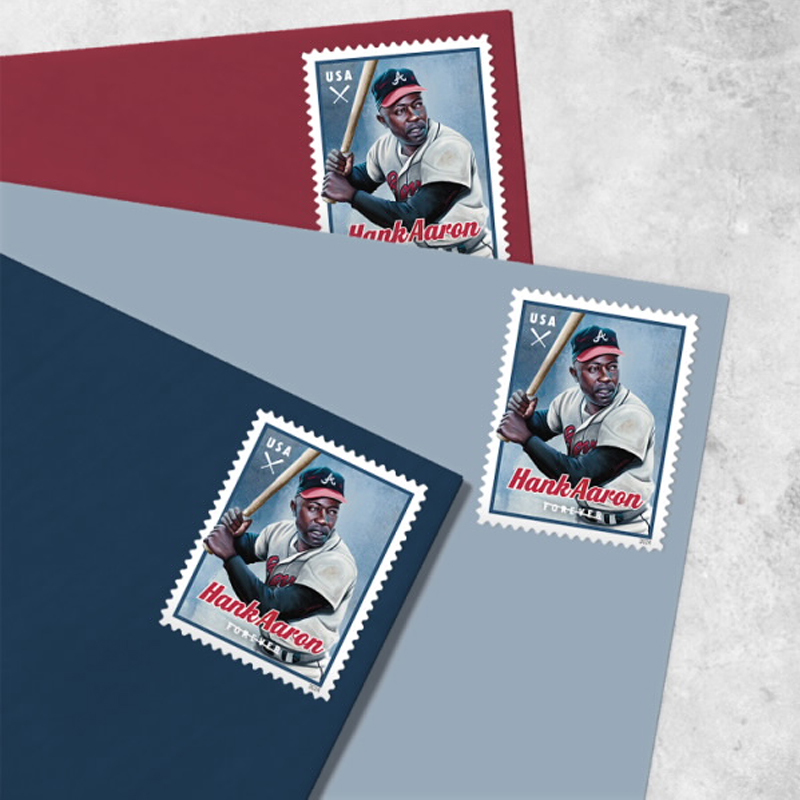 2024 Hank Aaron Forever Stamps, Sheet of 20