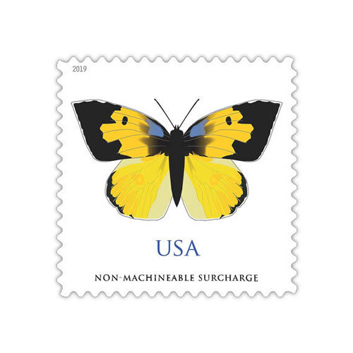(2019) USPS Butterfly California Dogface Forever Stamps