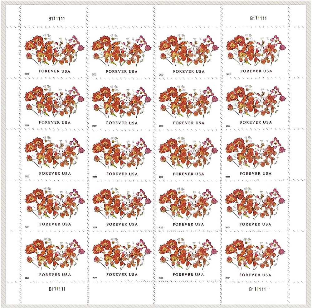 (2022) USPS Tulips Forever First Class Postage Stamps