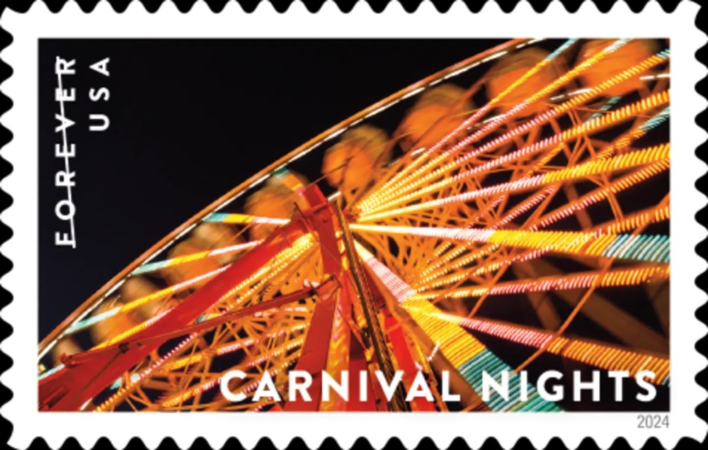 2024 us forever stamps-Carnival Nights