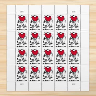Love 2025 Stamps, Sheet of 20 Forever