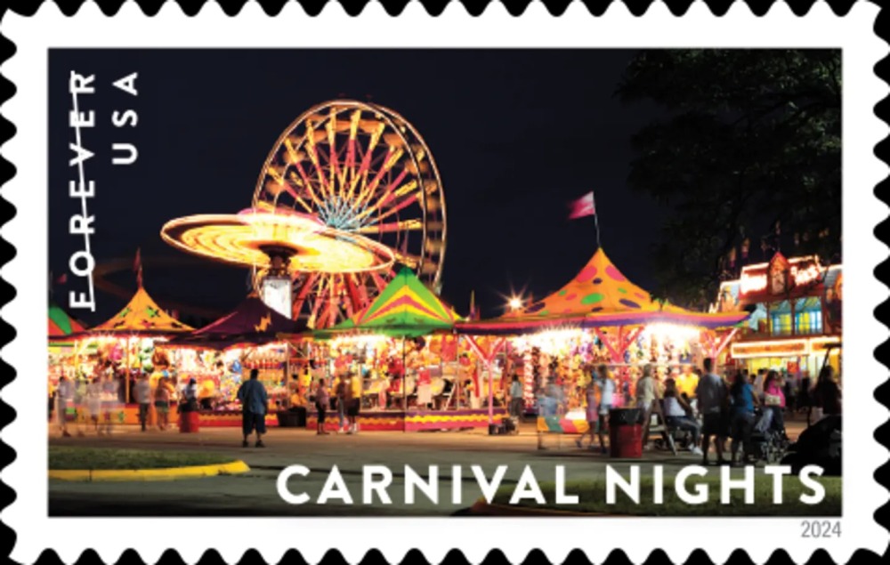 2024 us forever stamps-Carnival Nights