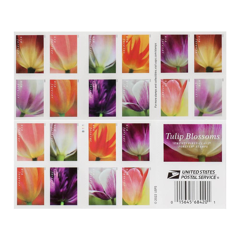 2023 US Tulip Blossoms First-Class Forever Stamps