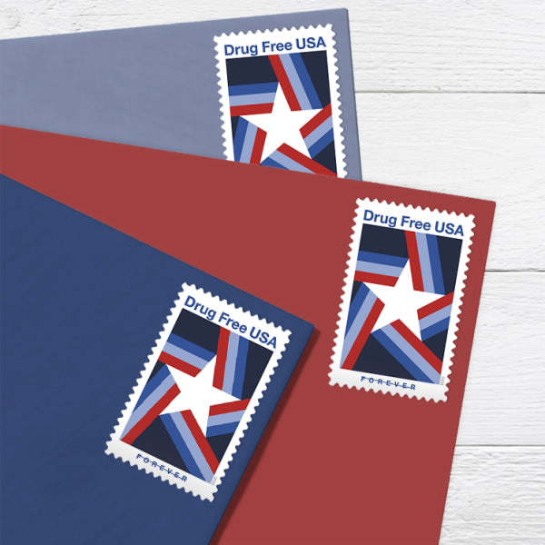 (2020) USPS Drug Free USA First-Class Forever Stamps