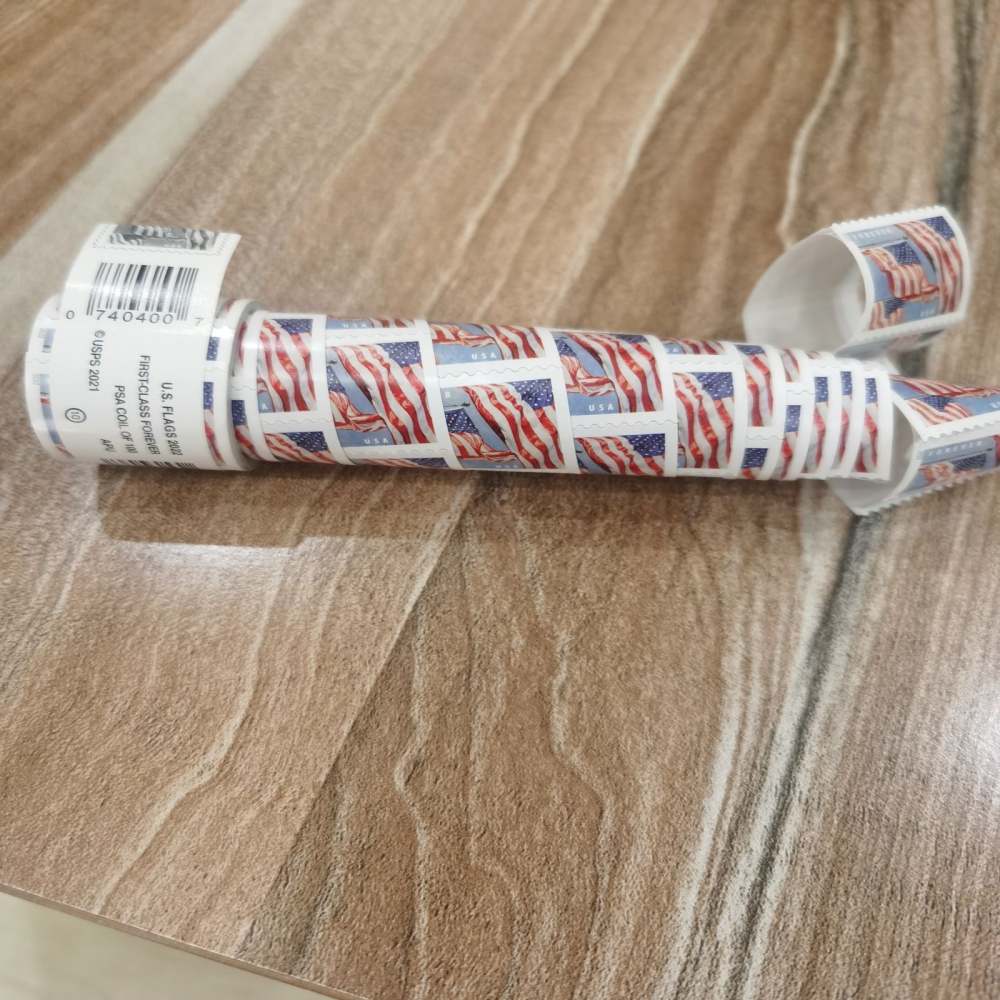 (2022) USPS Forever American Flag Stamps Rolls