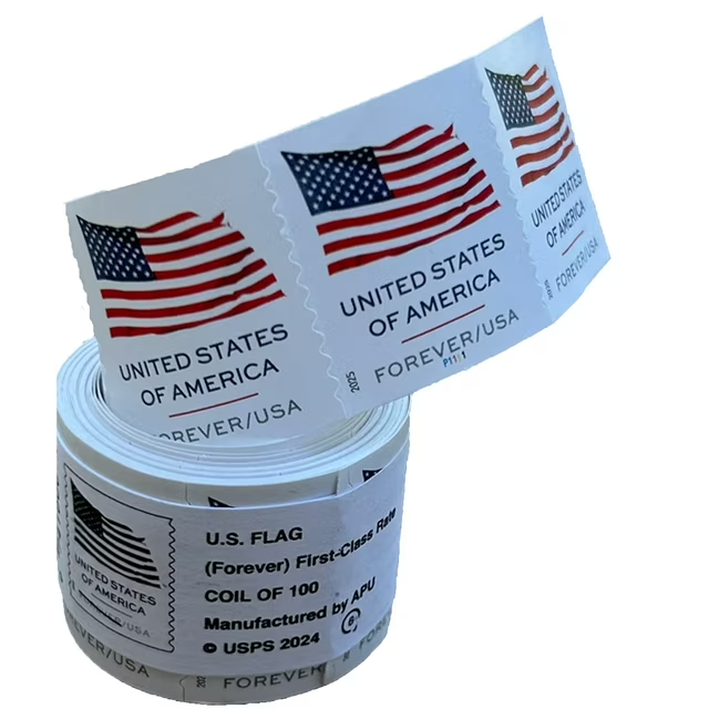 2025 US Flags Freedom Booklets Rolls