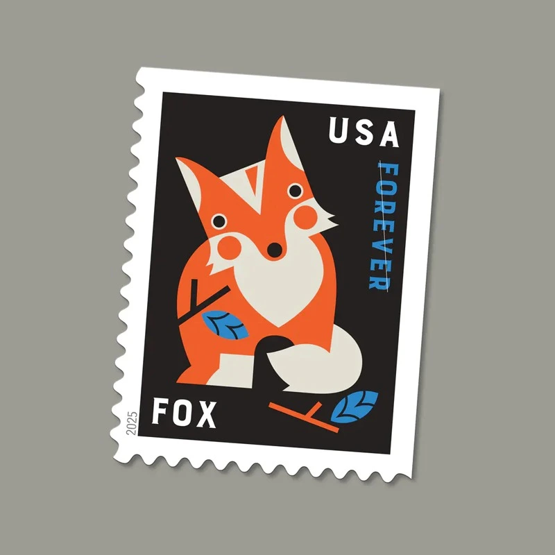 2025 Baby Wild Animals Stamps Booklet of 20