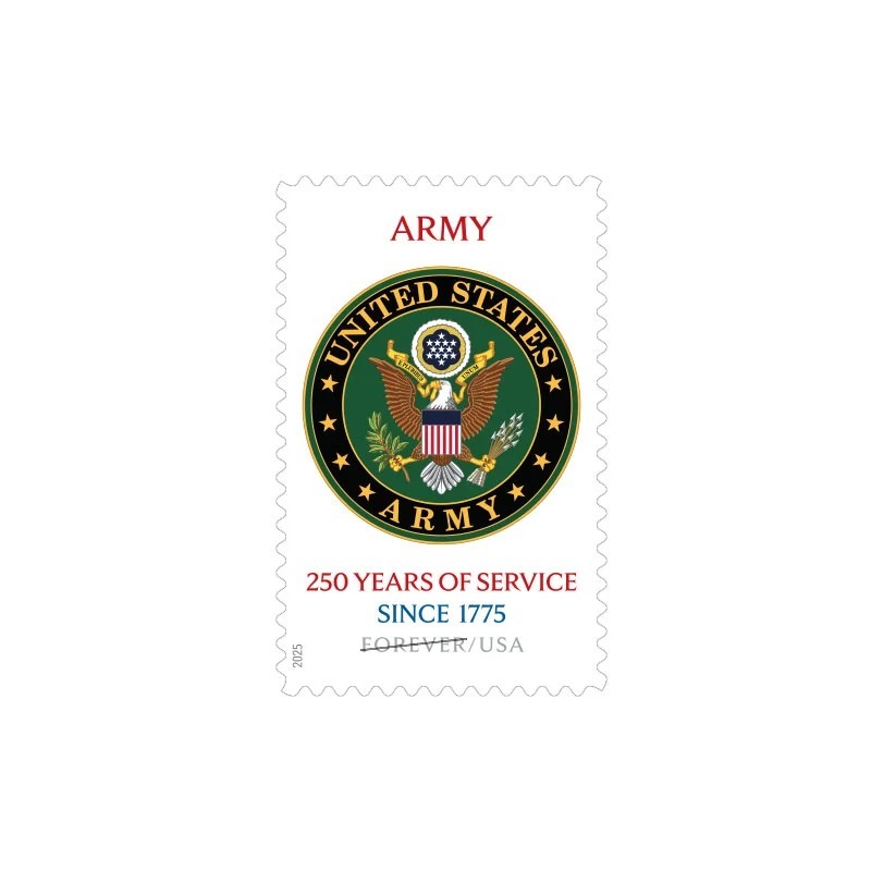 U.S. Army 250th Stamps Sheet of 20