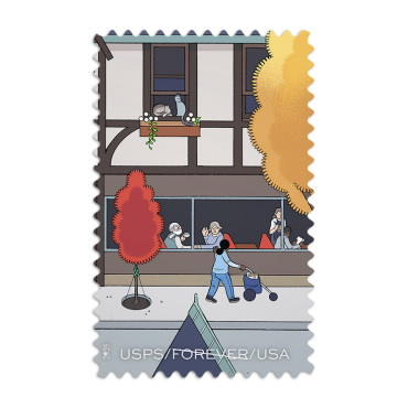 250 Years of Delivering Stamps, Sheet of20