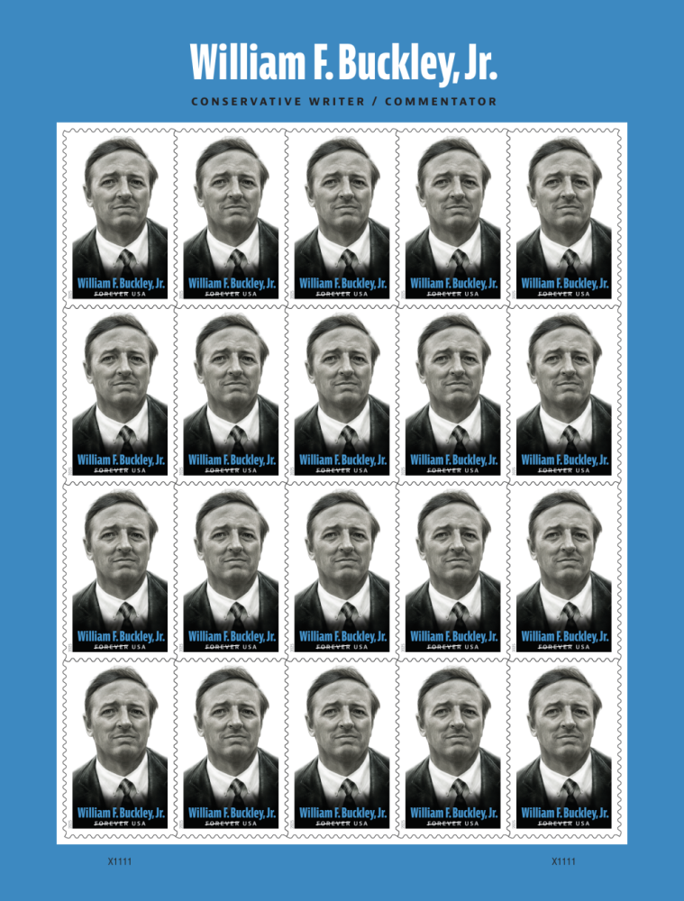 2025 William F. Buckley, Jr. Forever stamps, Book of 20